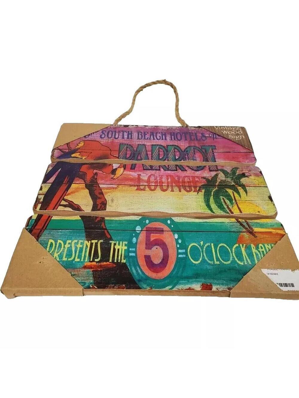The South Beach Hotels New Decor Wall Sign 12" x 12"